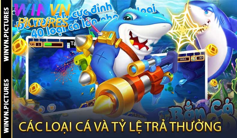 Các Loại Cá Và Tỷ Lệ Trả Thưởng